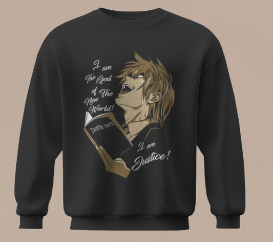 Death Note Anime Light Yagami & Shinigami Sweatshirt