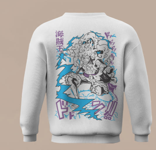 One Piece Anime Luffy Gear 5 Sweatshirt